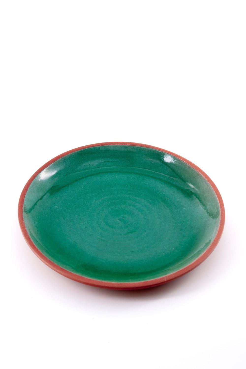 GREEN DESSERT PLATE BY CERÁMICAS MUNDET