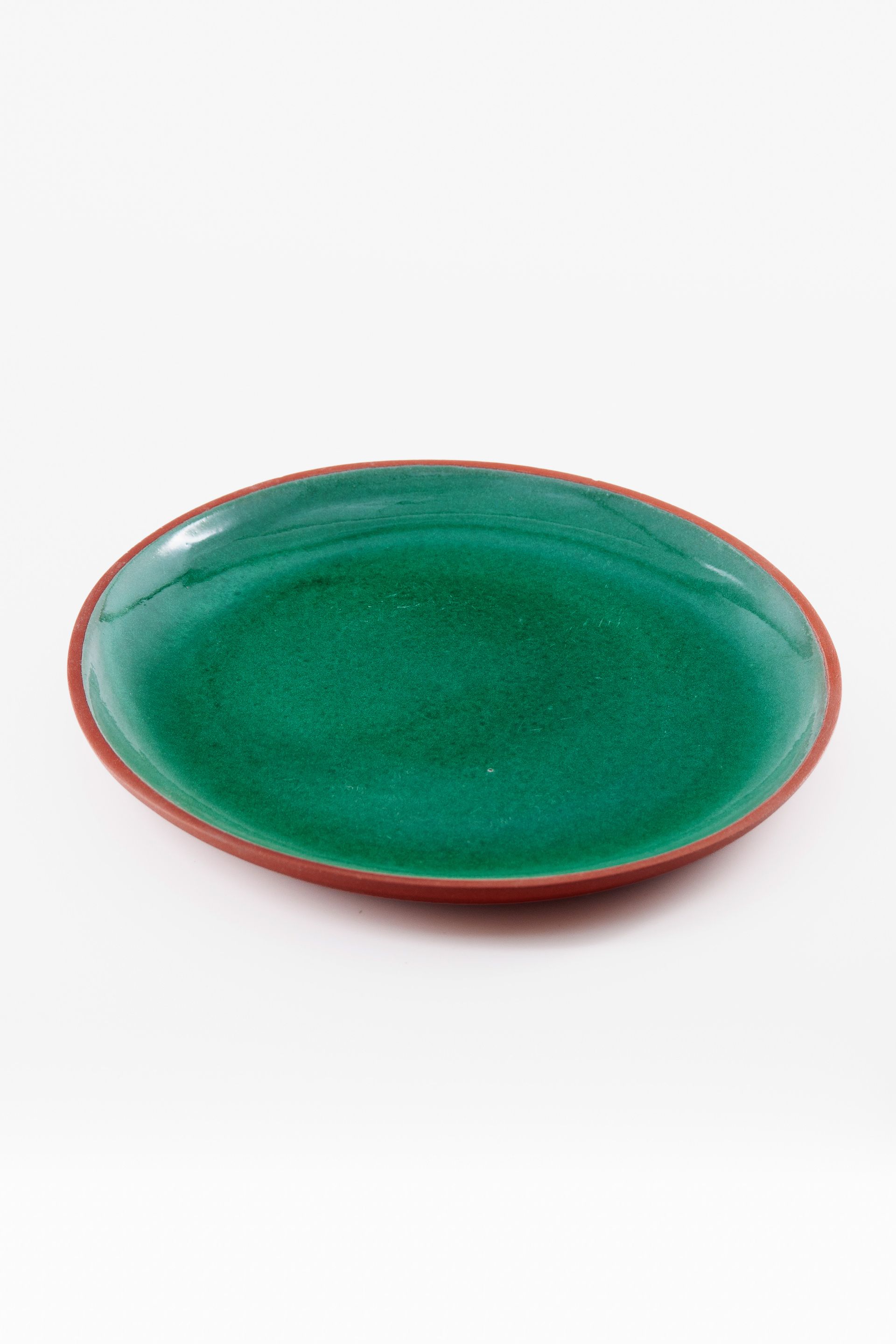 GREEN DESSERT PLATE BY CERÁMICAS MUNDET