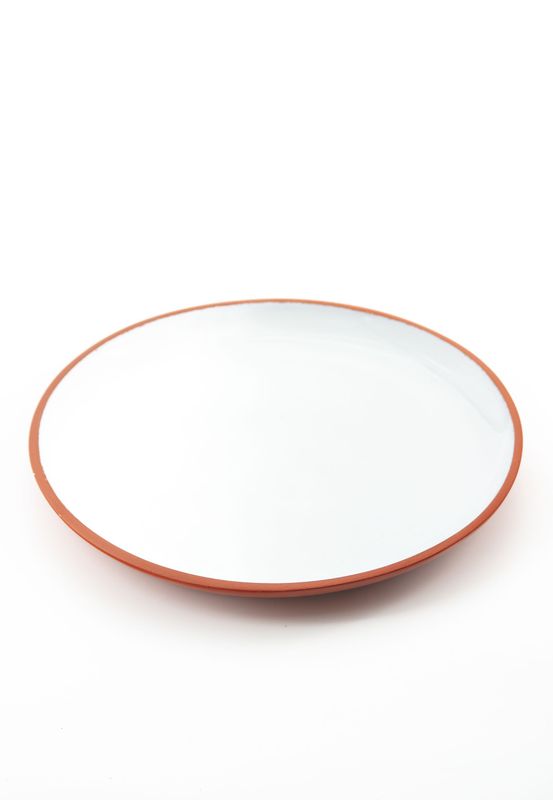 WHITE DESSERT PLATE BY CERÁMICAS MUNDET