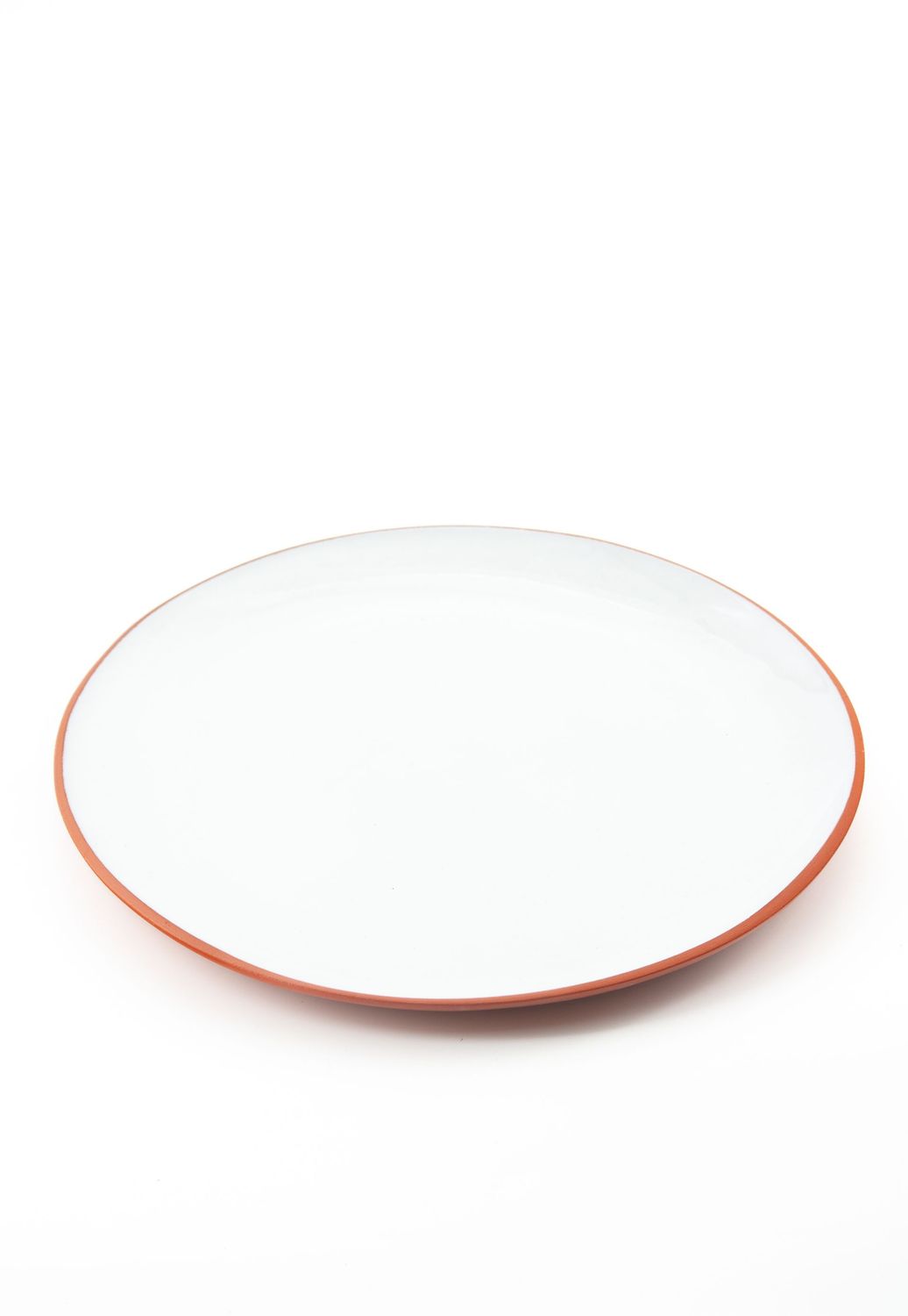WHITE DINNER PLATE BY CERÁMICAS MUNDET