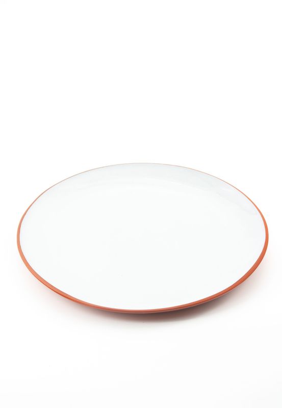 WHITE DINNER PLATE BY CERÁMICAS MUNDET