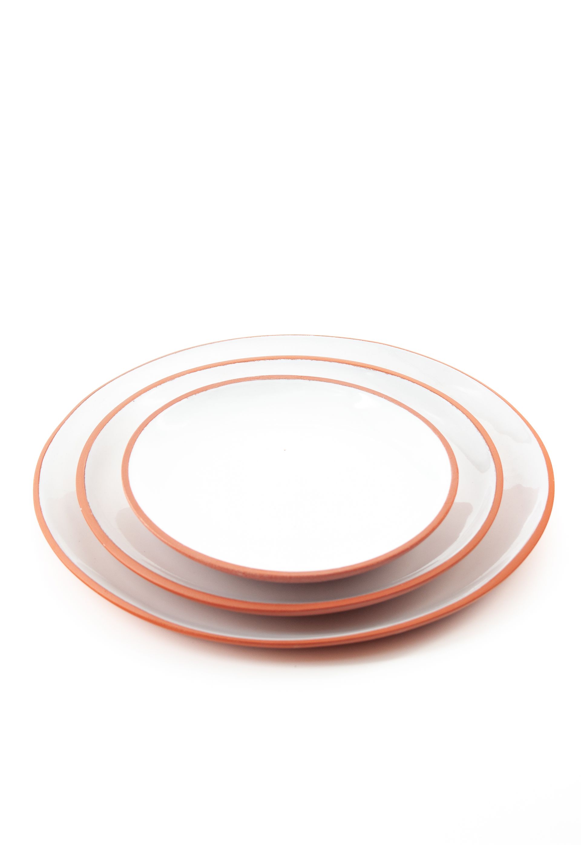 WHITE DINNER PLATE BY CERÁMICAS MUNDET