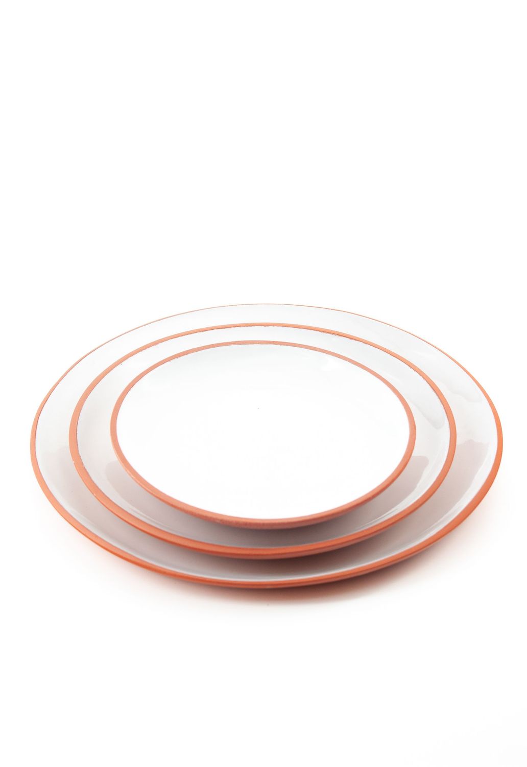 WHITE DINNER PLATE BY CERÁMICAS MUNDET