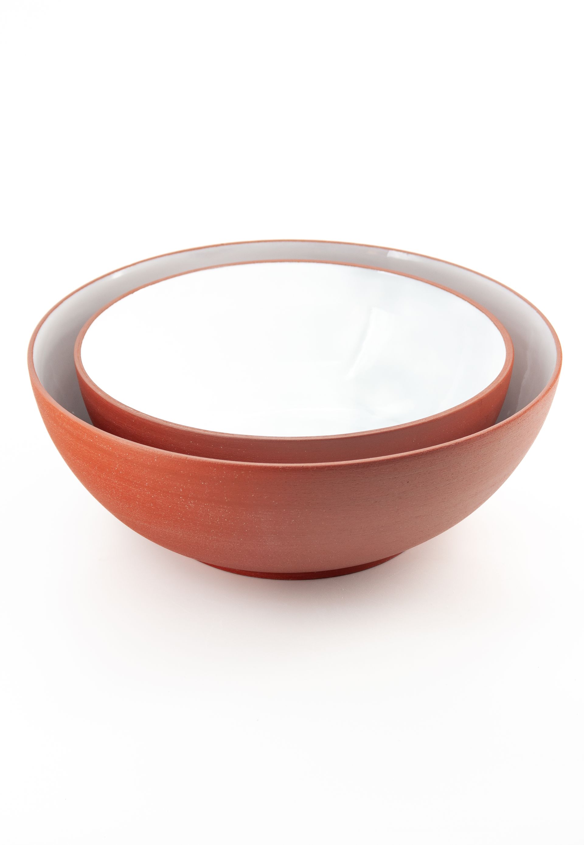 WHITE SALAD BOWL BY CERÁMICAS MUNDET