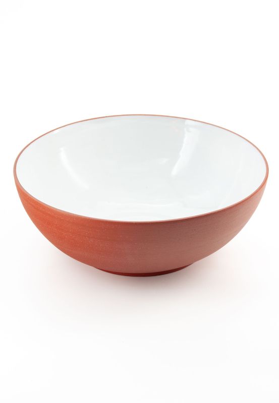 WHITE LARGE SALAD BOWL BY CERÁMICAS MUNDET