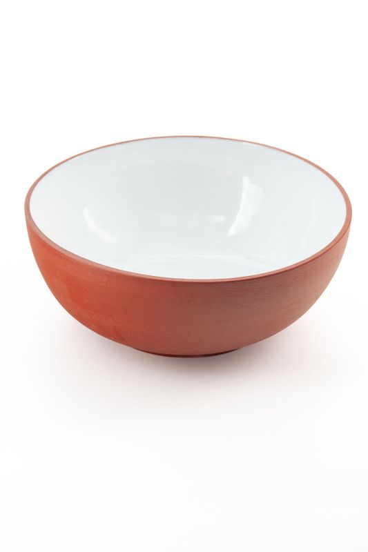 WHITE SALAD BOWL BY CERÁMICAS MUNDET