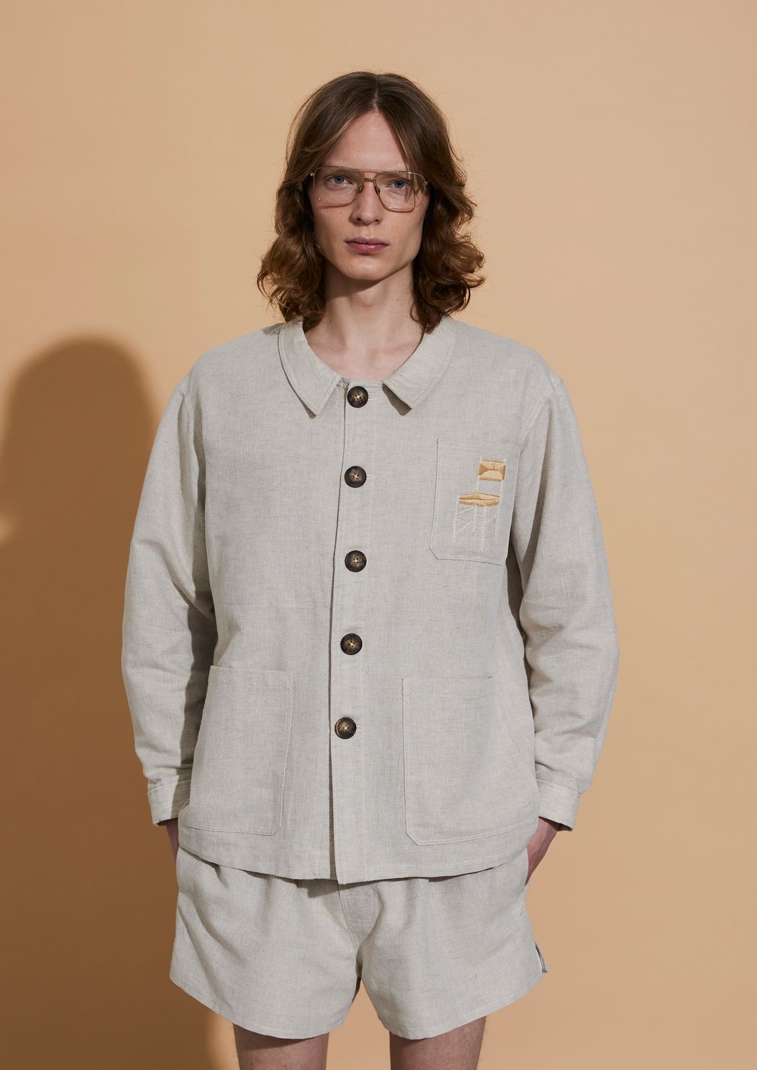 HAND EMBROIDERED WORKER JACKET