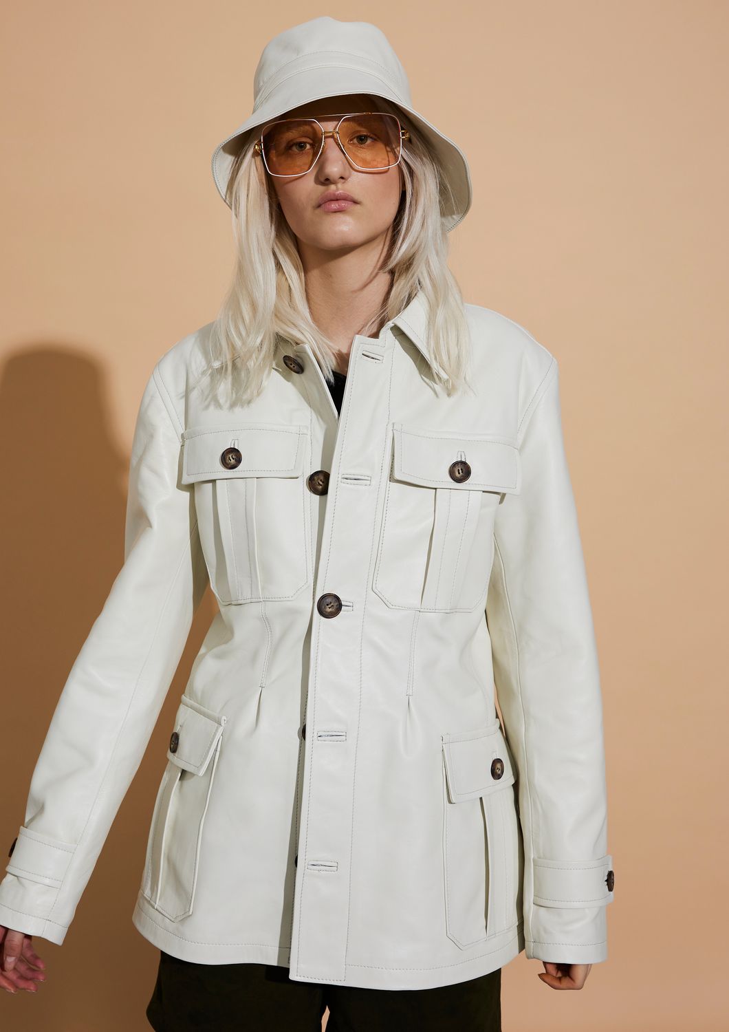SAHARIANA LEATHER JACKET