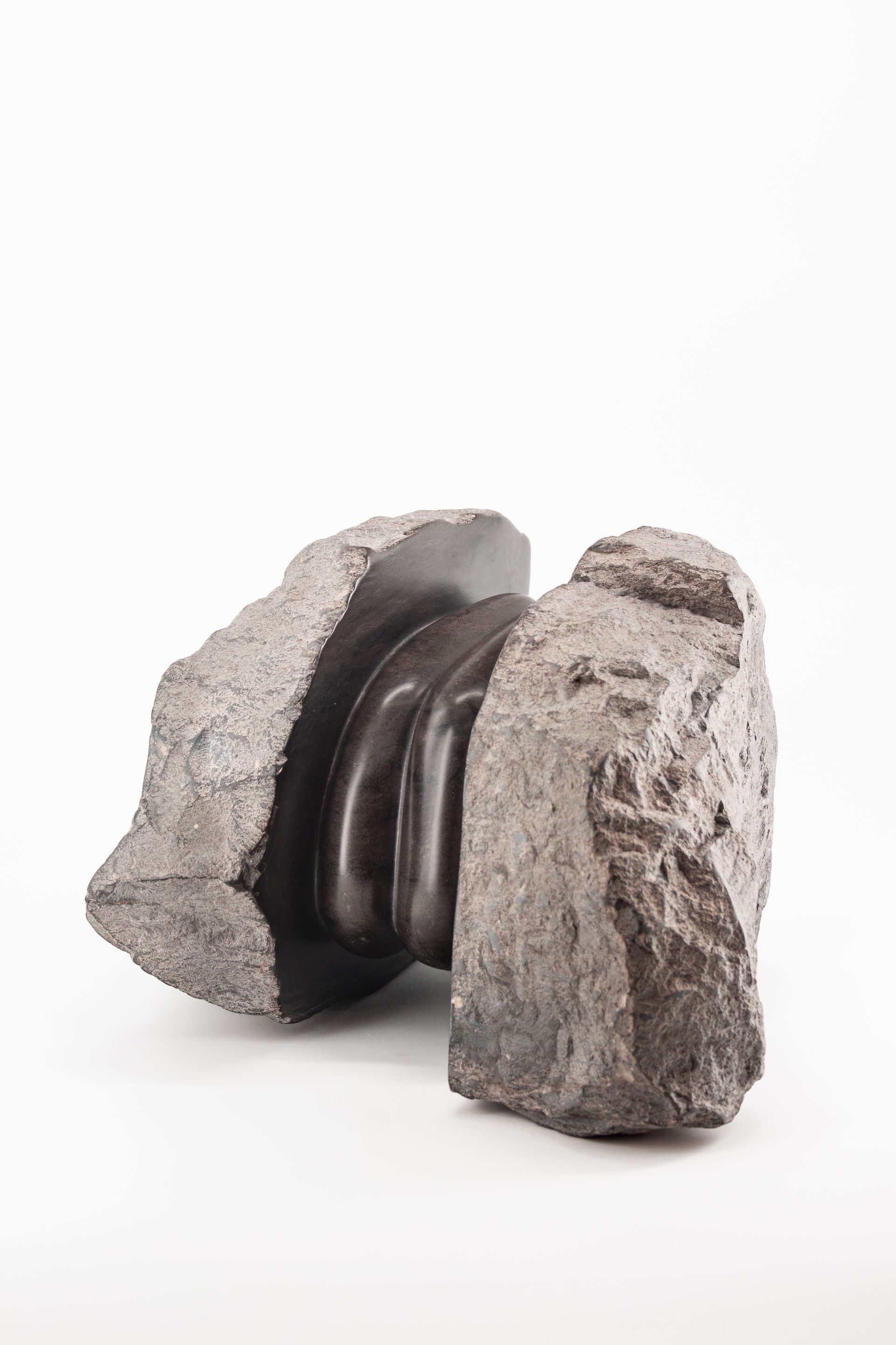 BLACK STONE SCULPTURE