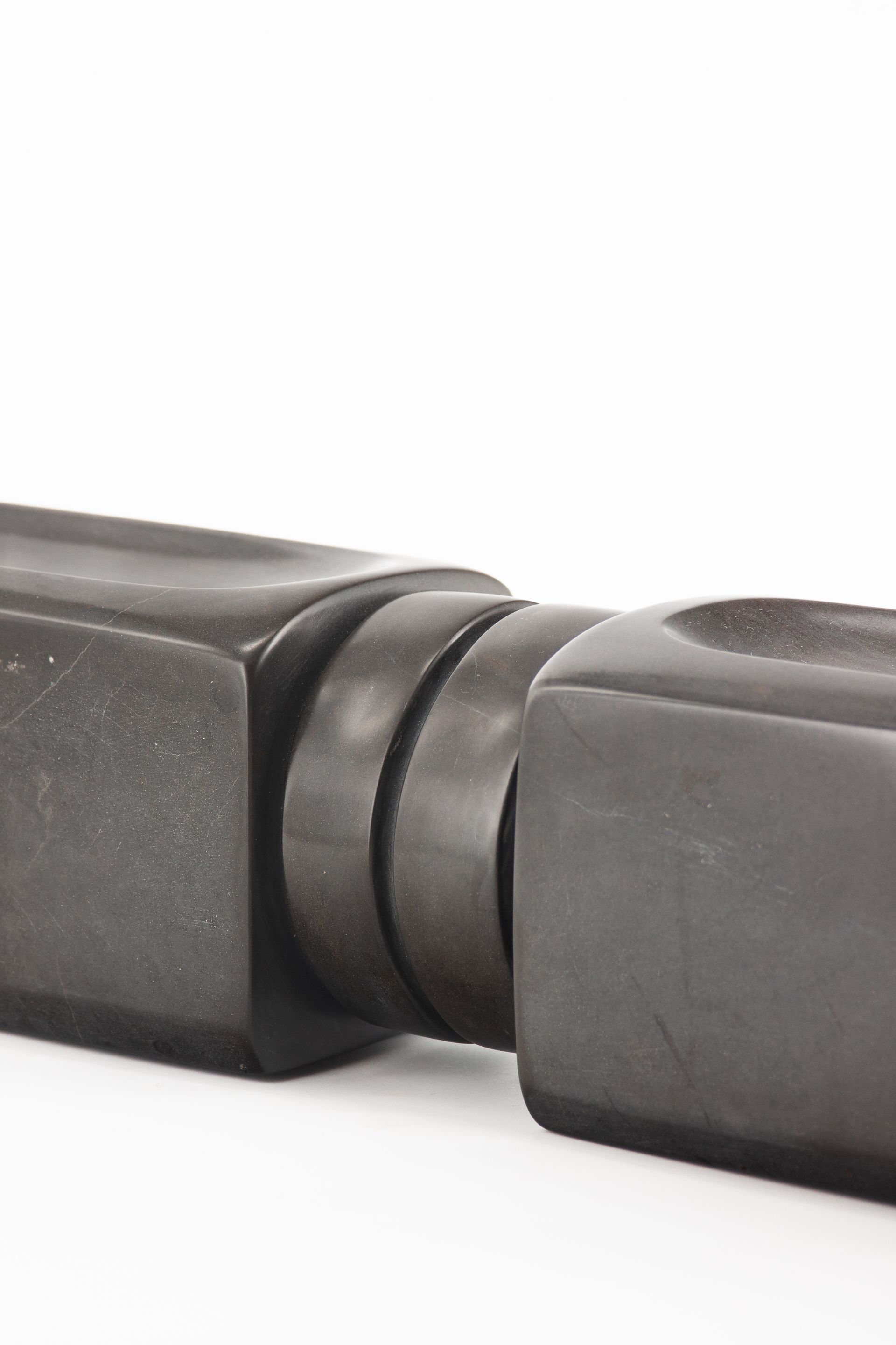 BLACK STONE SCULPTURE