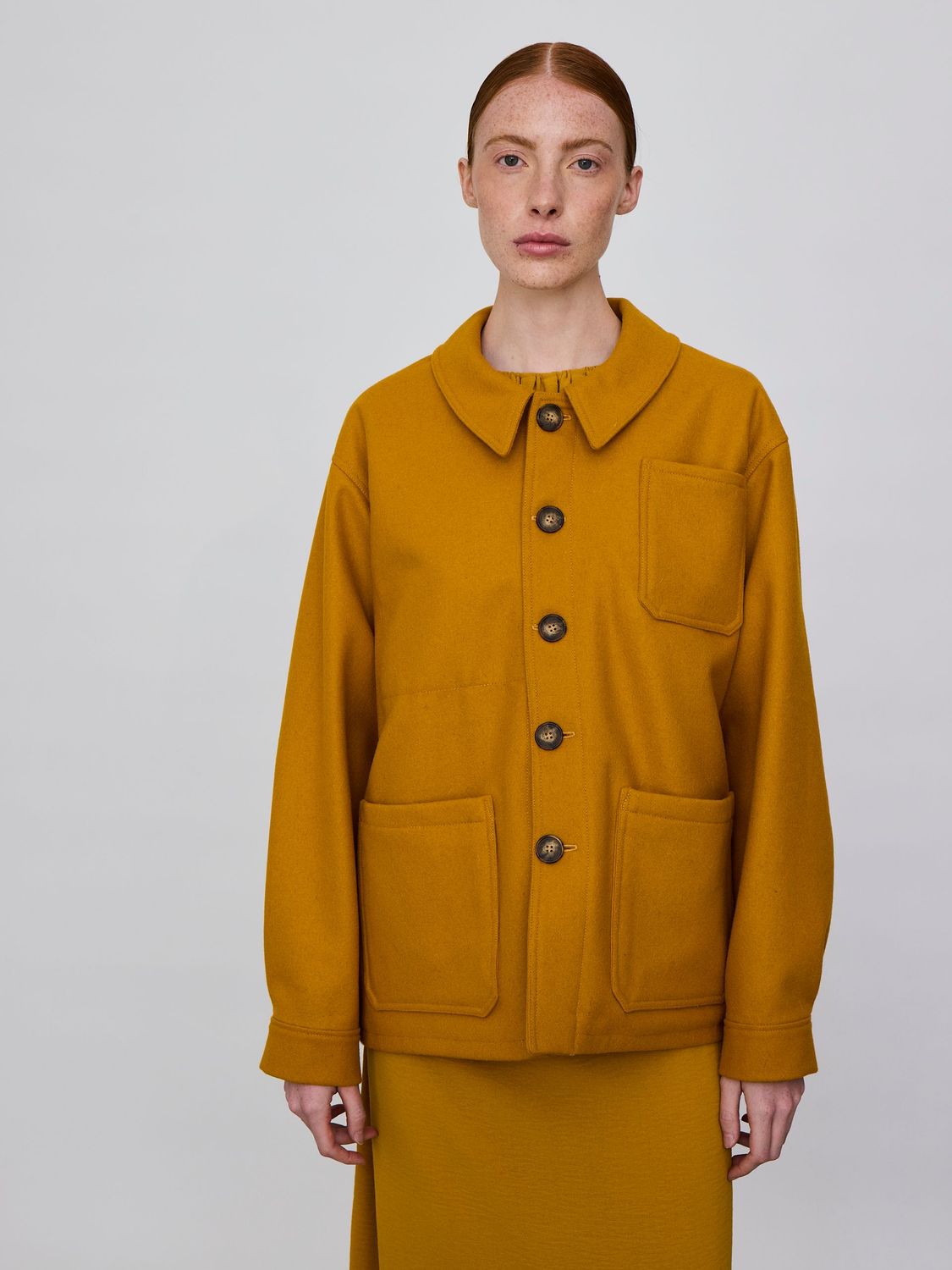 ​WOOL AND POLYESTER JACKET