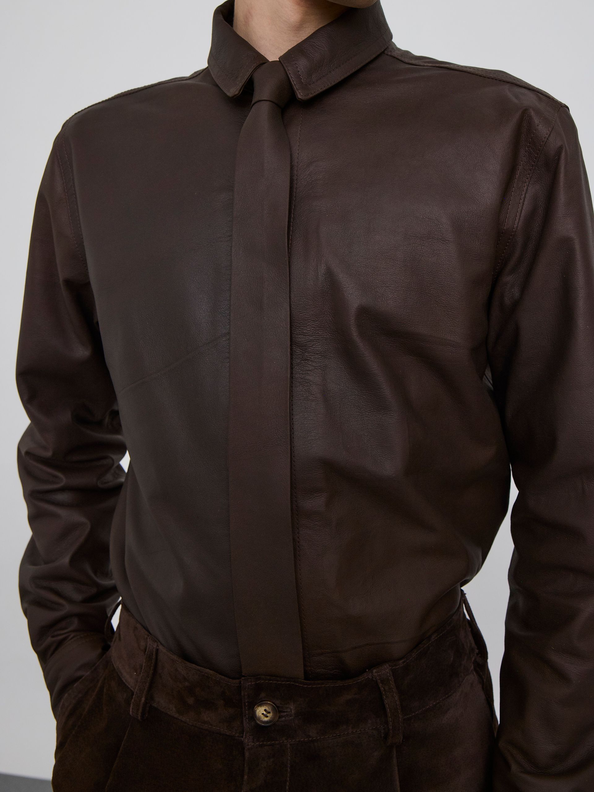 SHIRT CLASSIC BROWN