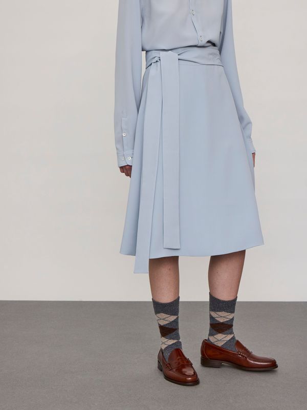 DOUBLE CROSSOVER SKIRT