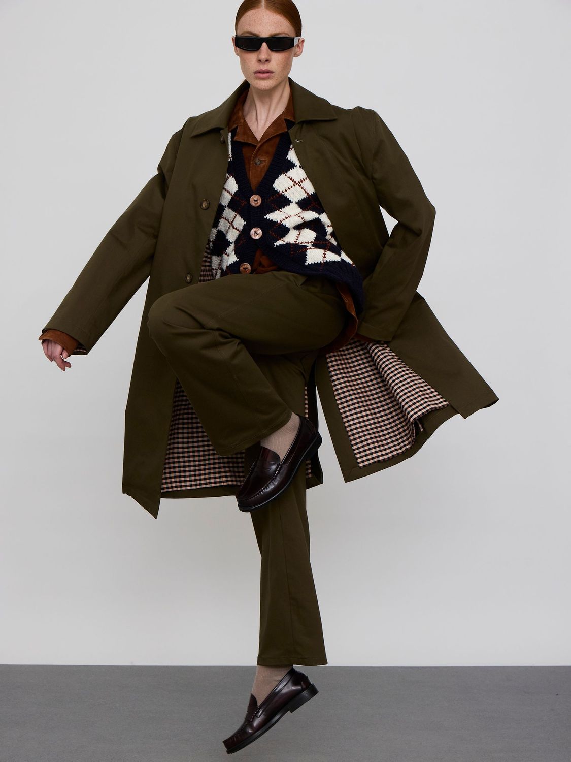 COAT OLIVE GREEN