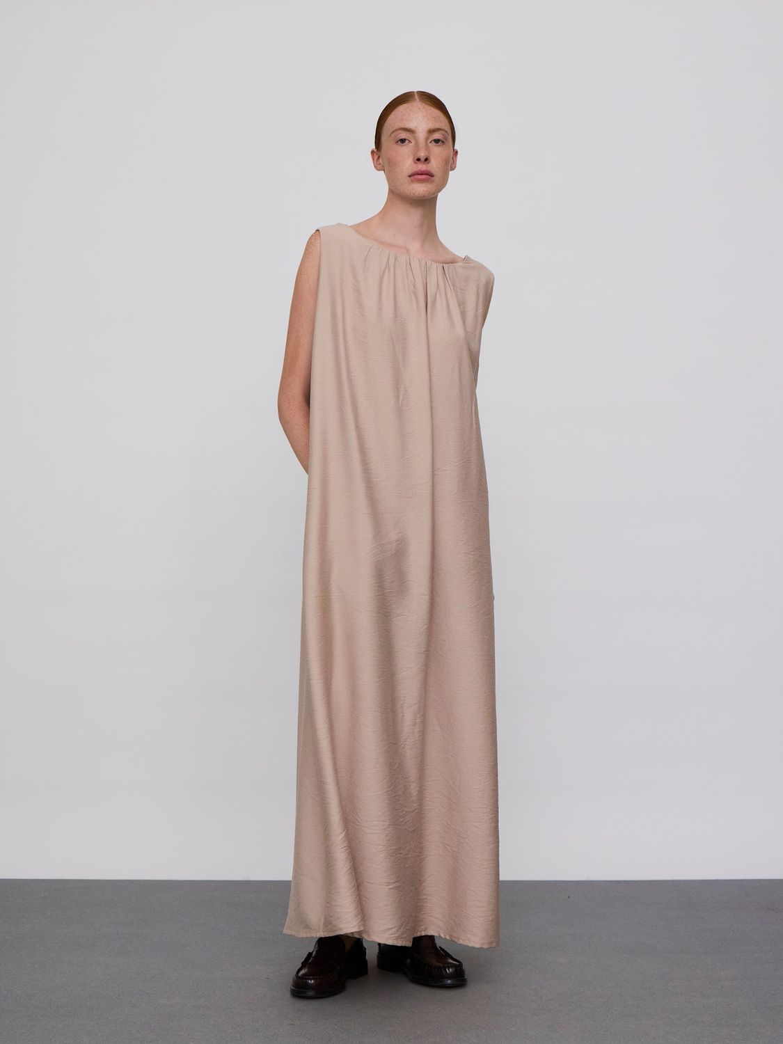 SILK CREPE DRESS