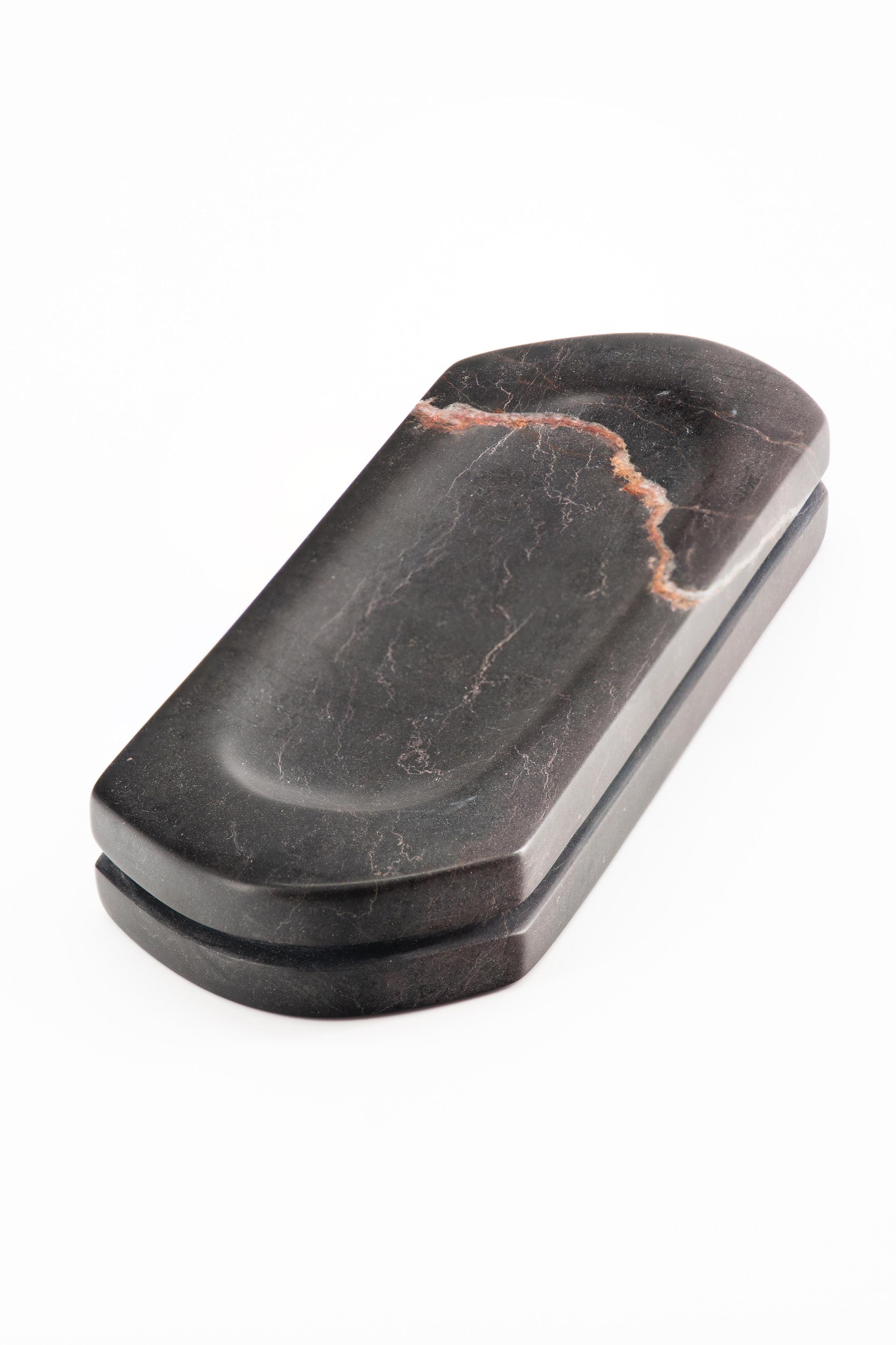 BLACK STONE SCULPTURE