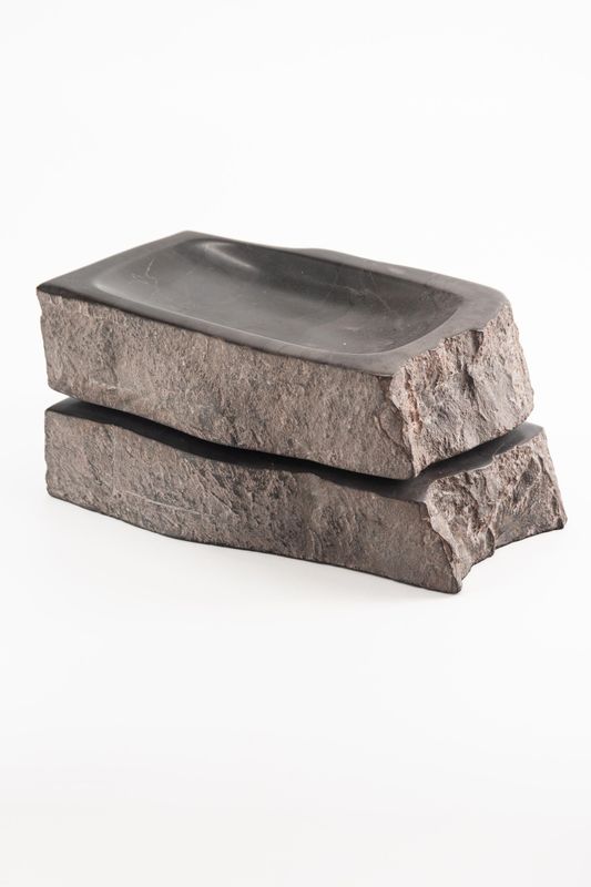 BLACK STONE SCULPTURE