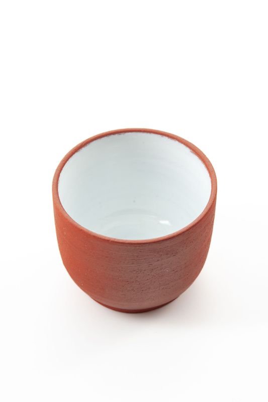 WHITE SMALL GLASS BY CERÁMICAS MUNDET