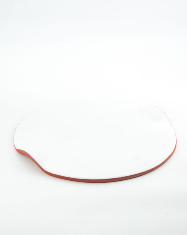 WHITE ROUND TRAY BY CERÁMICAS MUNDET