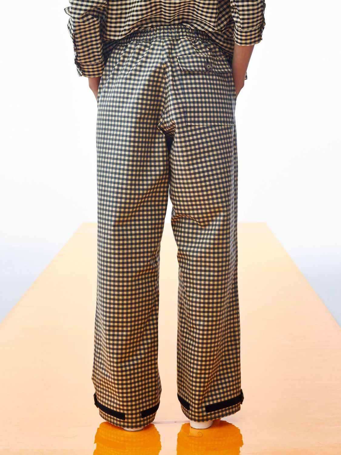 FARCELL LAMINATED TROUSERS