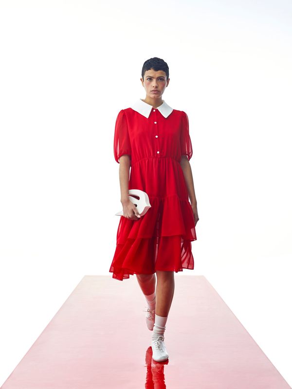 CHIFFON DRESS