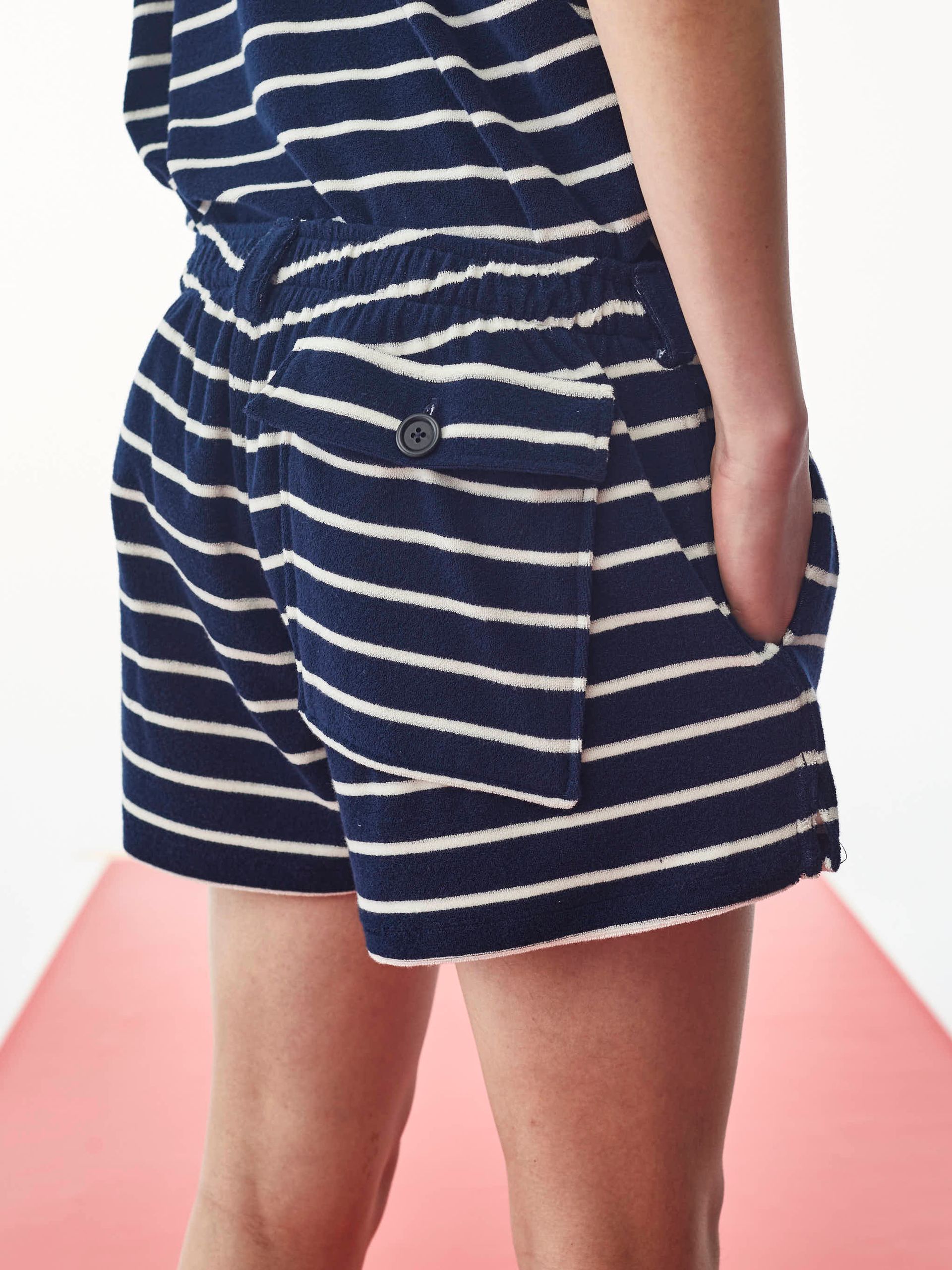 STRIPED BERMUDAS