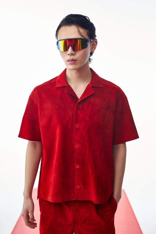SUEDE SHIRT