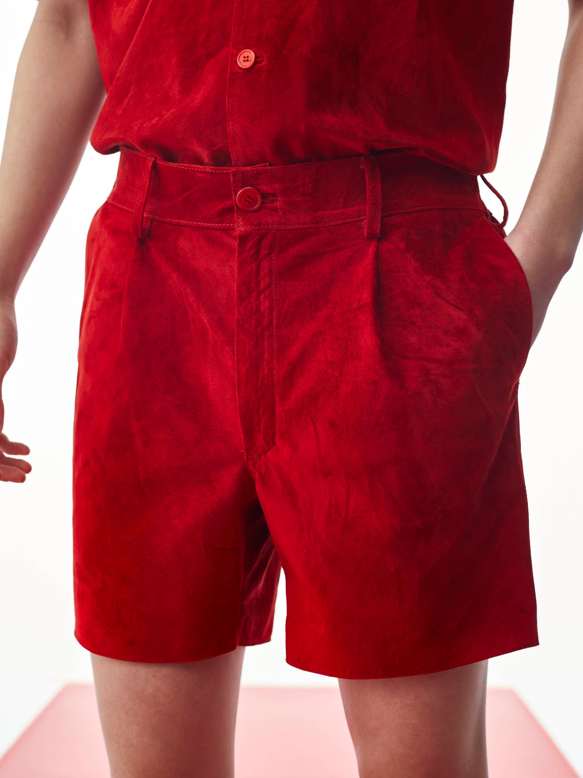 SUEDE BERMUDA