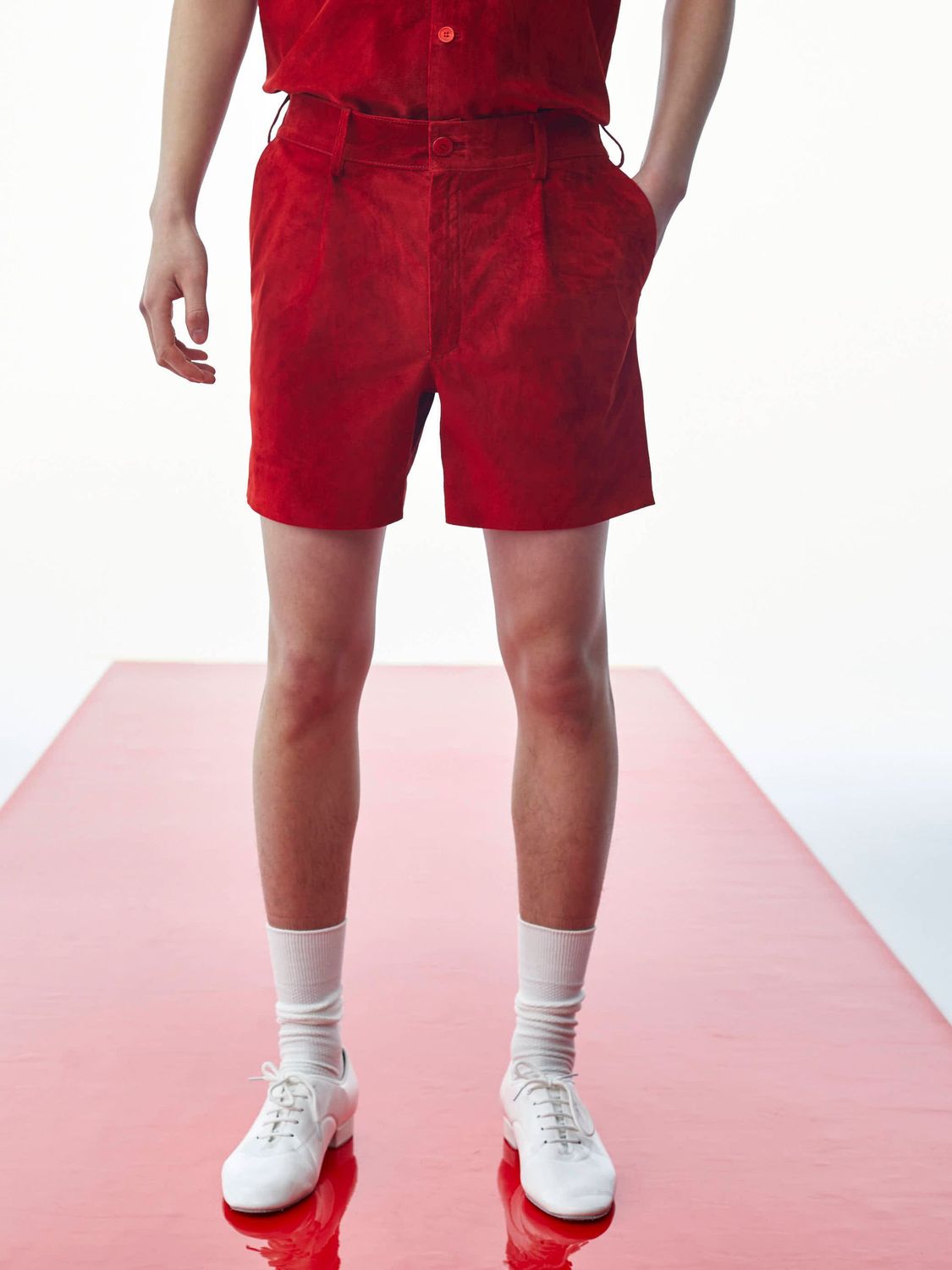 SUEDE BERMUDA