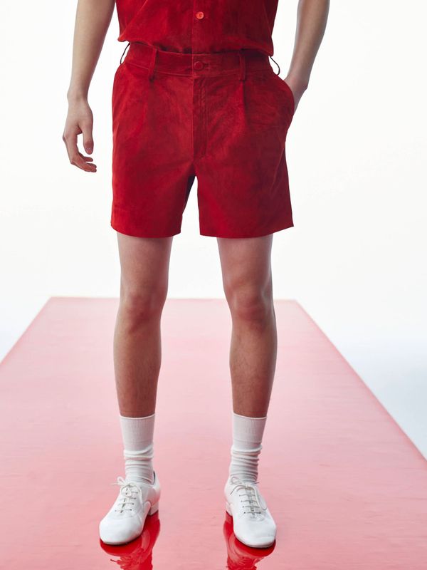 SUEDE BERMUDA