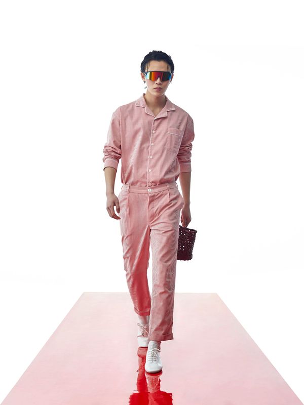 STRIPED TROUSERS