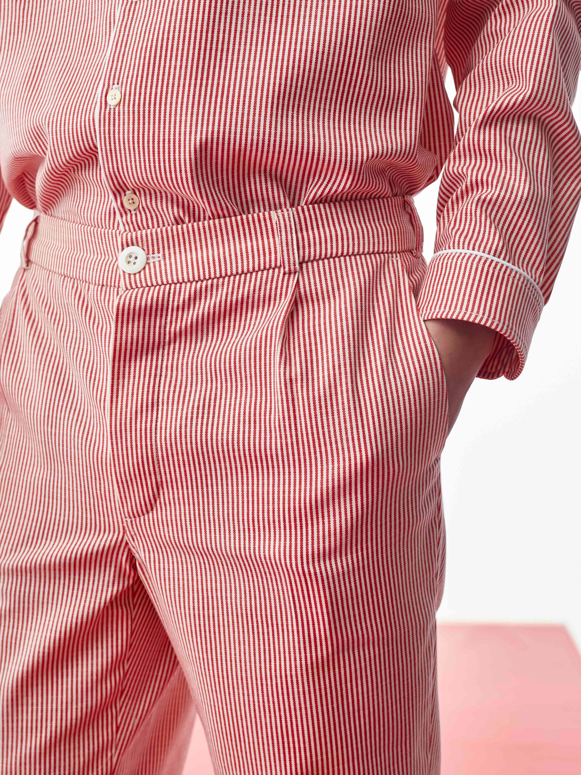 STRIPED TROUSERS