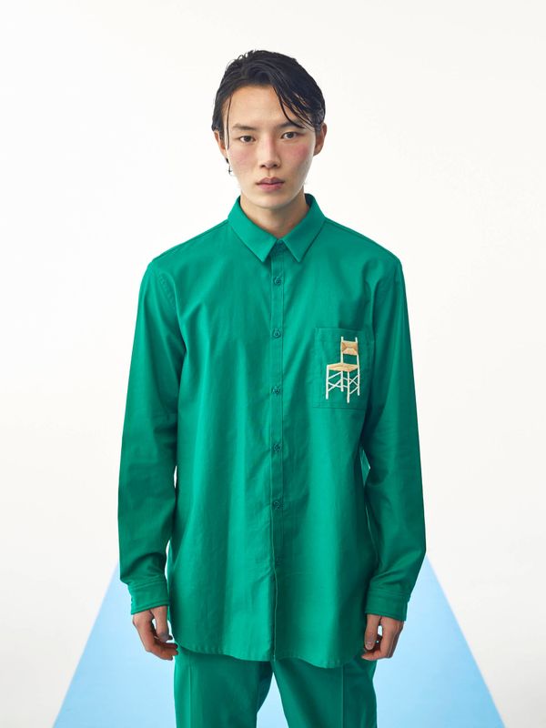 COTTON EMBROIDED SHIRT