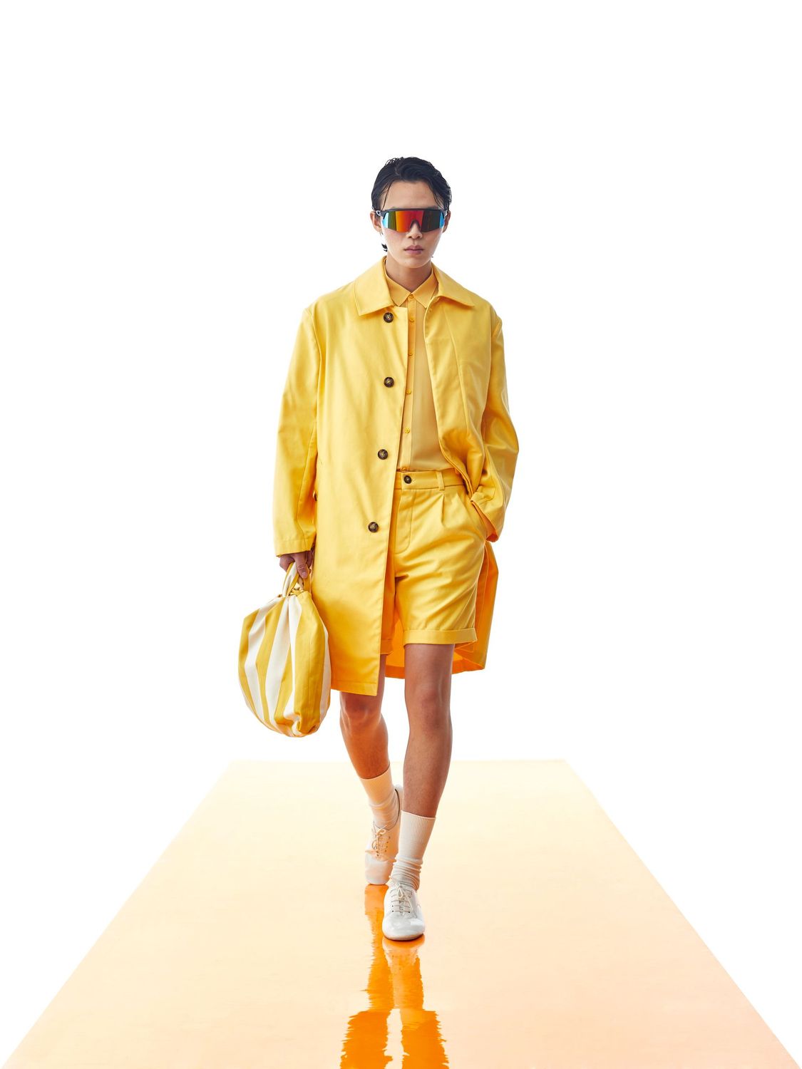 SATIN COTTON TRENCH