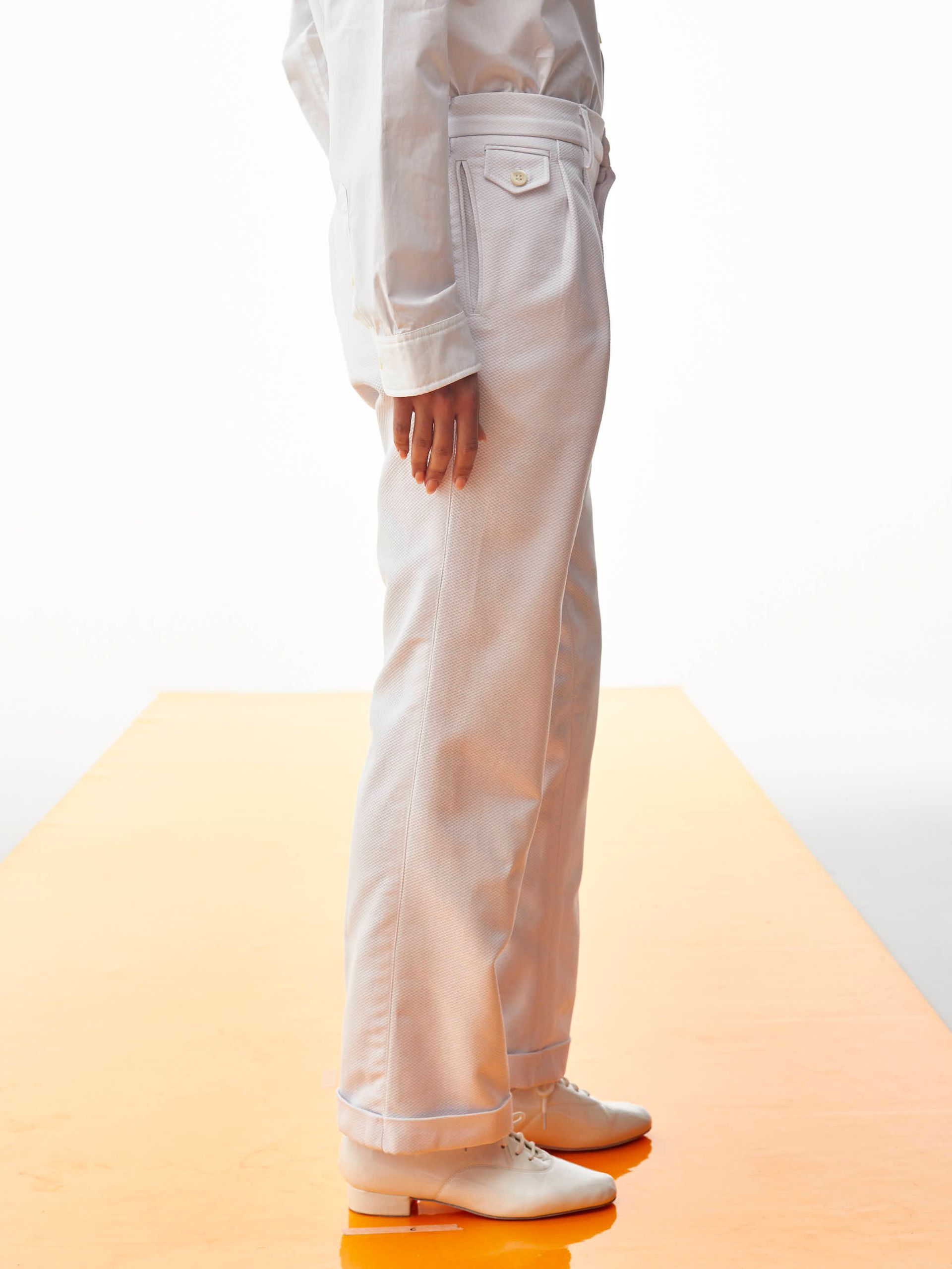 PIQUÉ TROUSERS