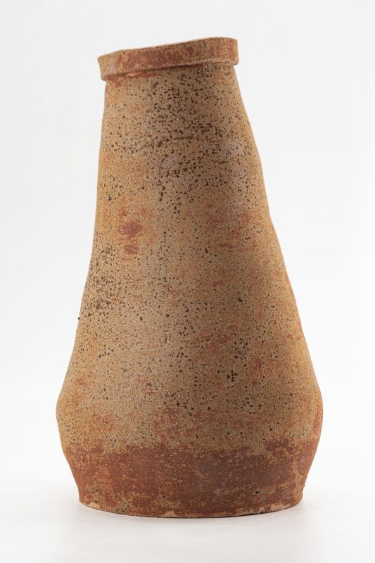 STONEWARE  VASE BY OIKOS