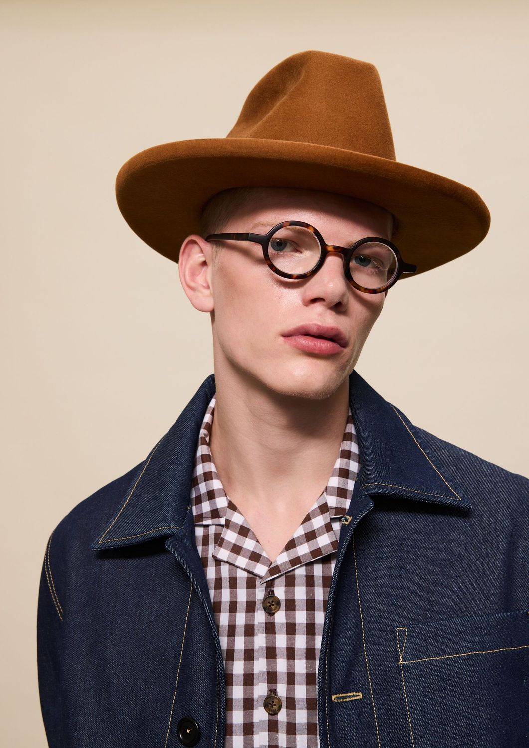 INDIGO DENIM WORKWEAR JACKET
