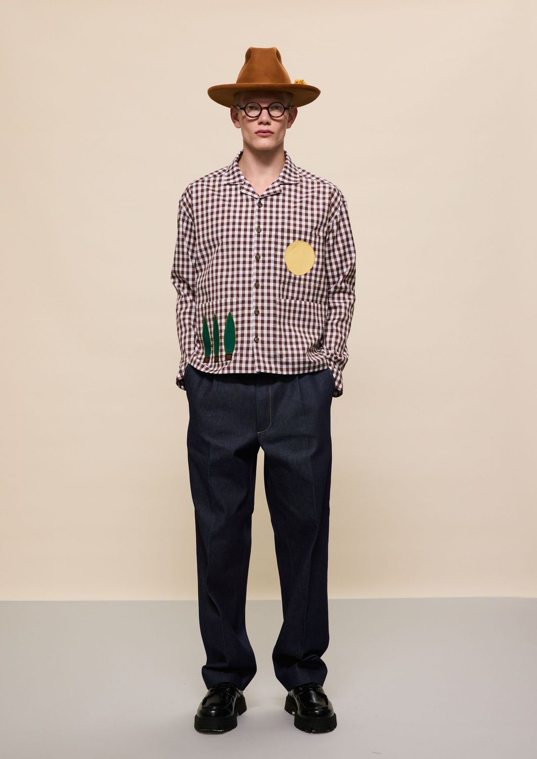 BROWN FARCELL SHIRT