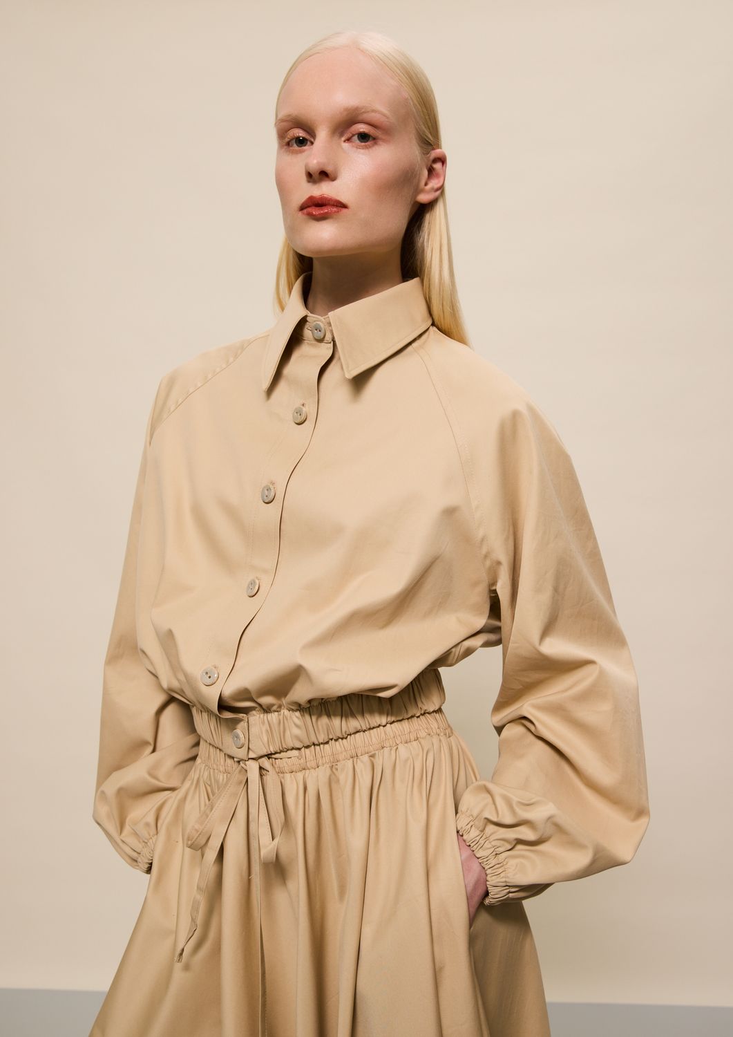 BEIGE SHIRT