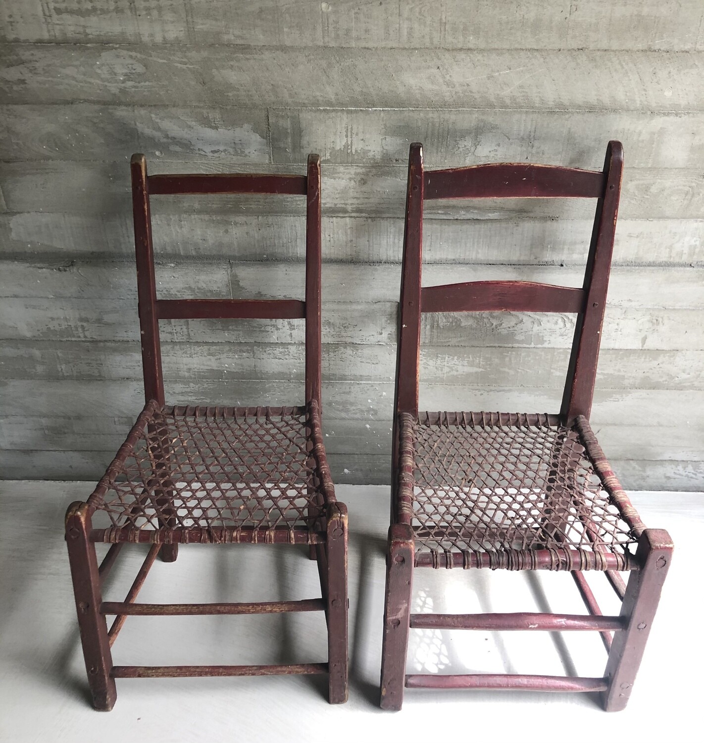 Set of two arts and crafts shaker chairs