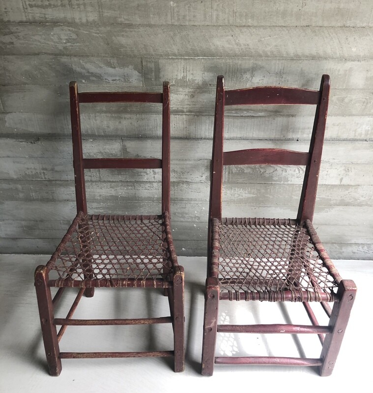 Set of two arts and crafts shaker chairs