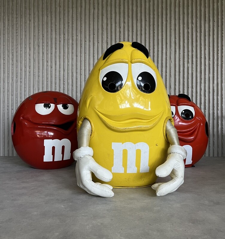 Pop art set of M&Ms