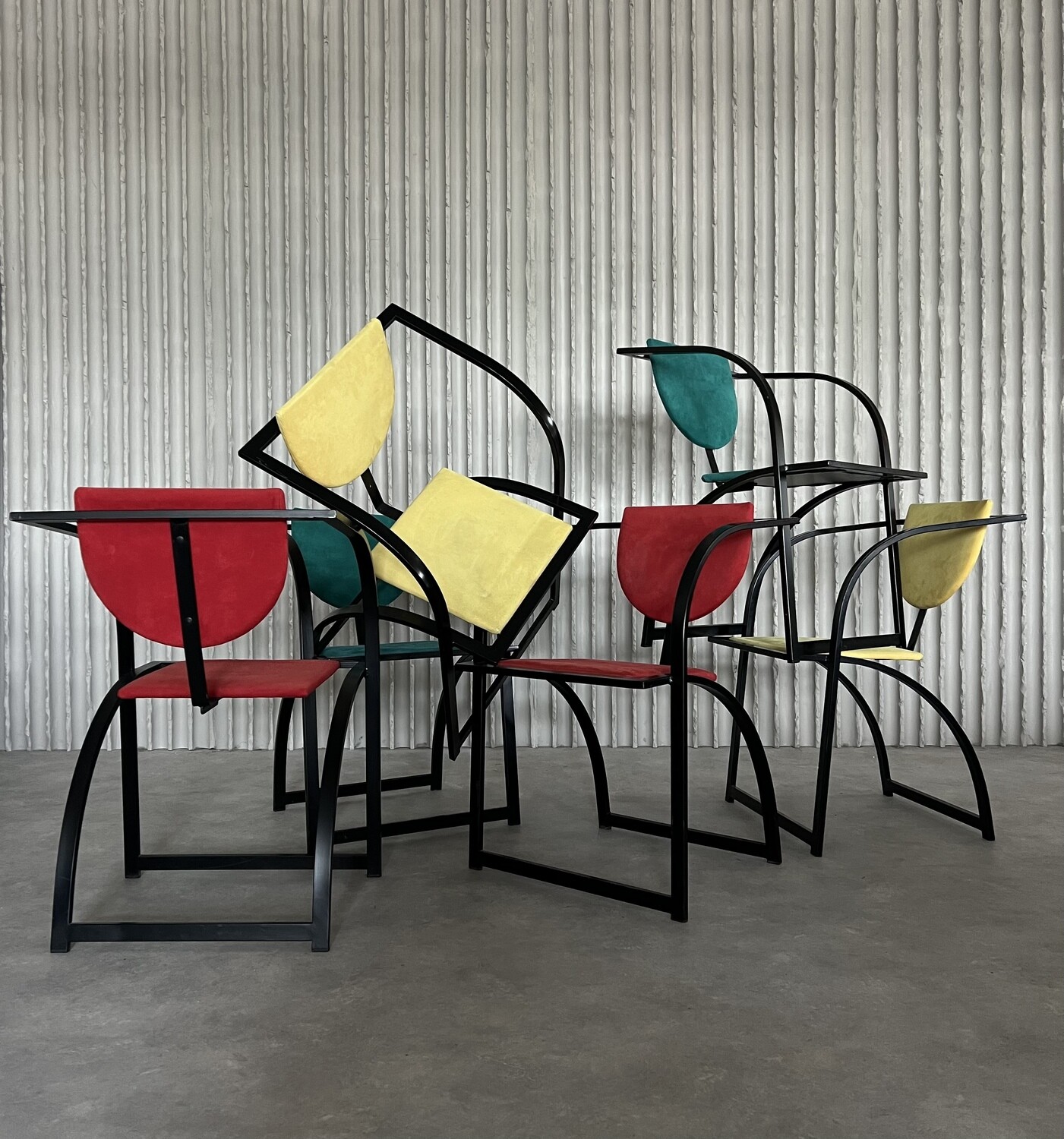 Set of 6 KFF "Sinus" dining chairs