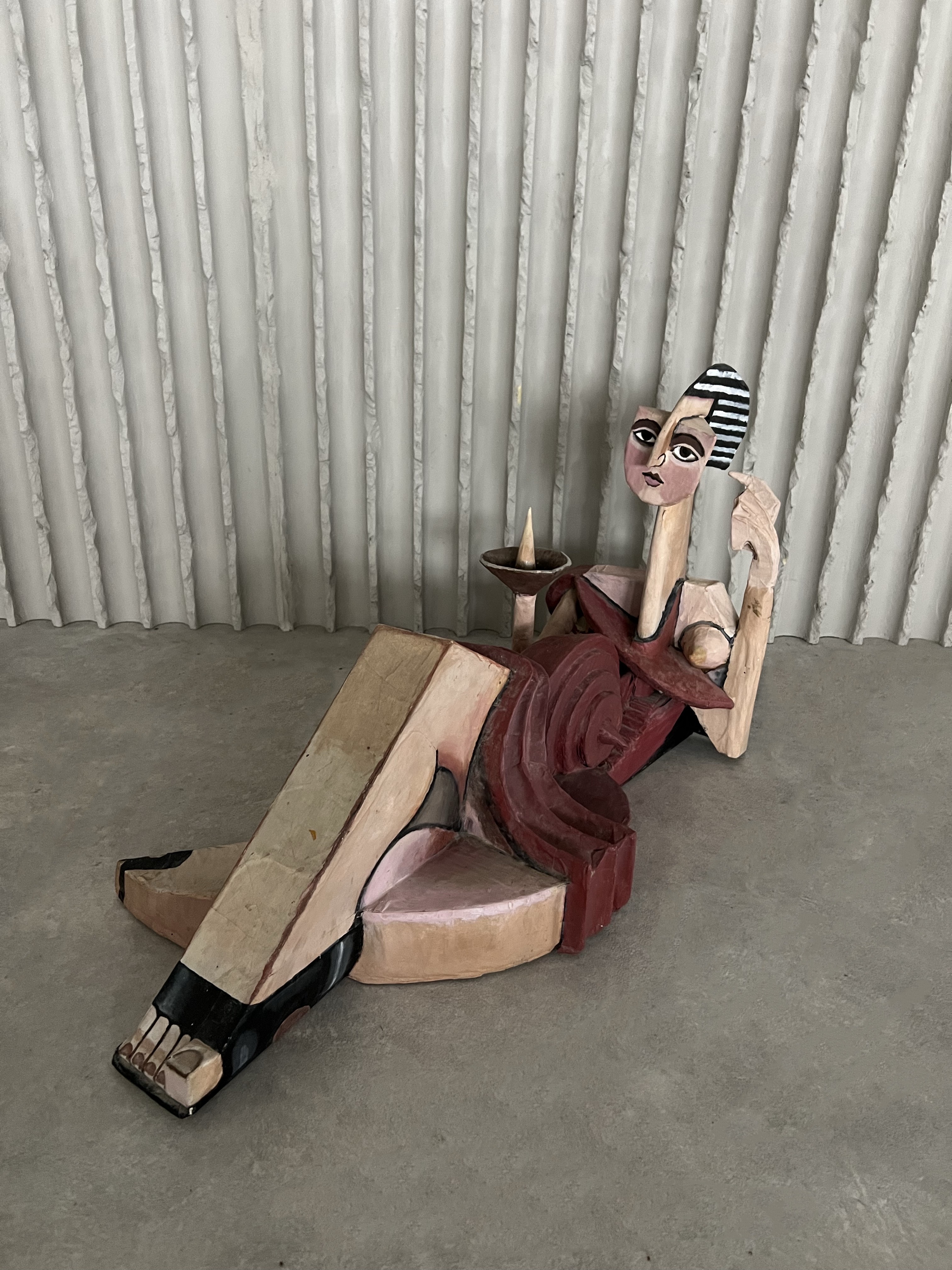 Paper mache artpiece