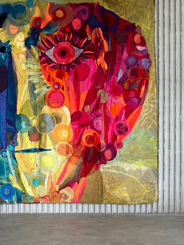 Wall size Picasso inspired wall tapestry