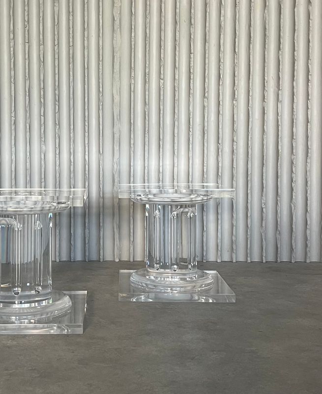 Set of 2 pop art columns by Fabianart Roma