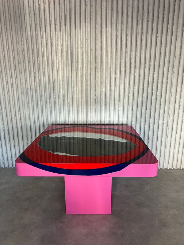 Pop art dining table, 1980s