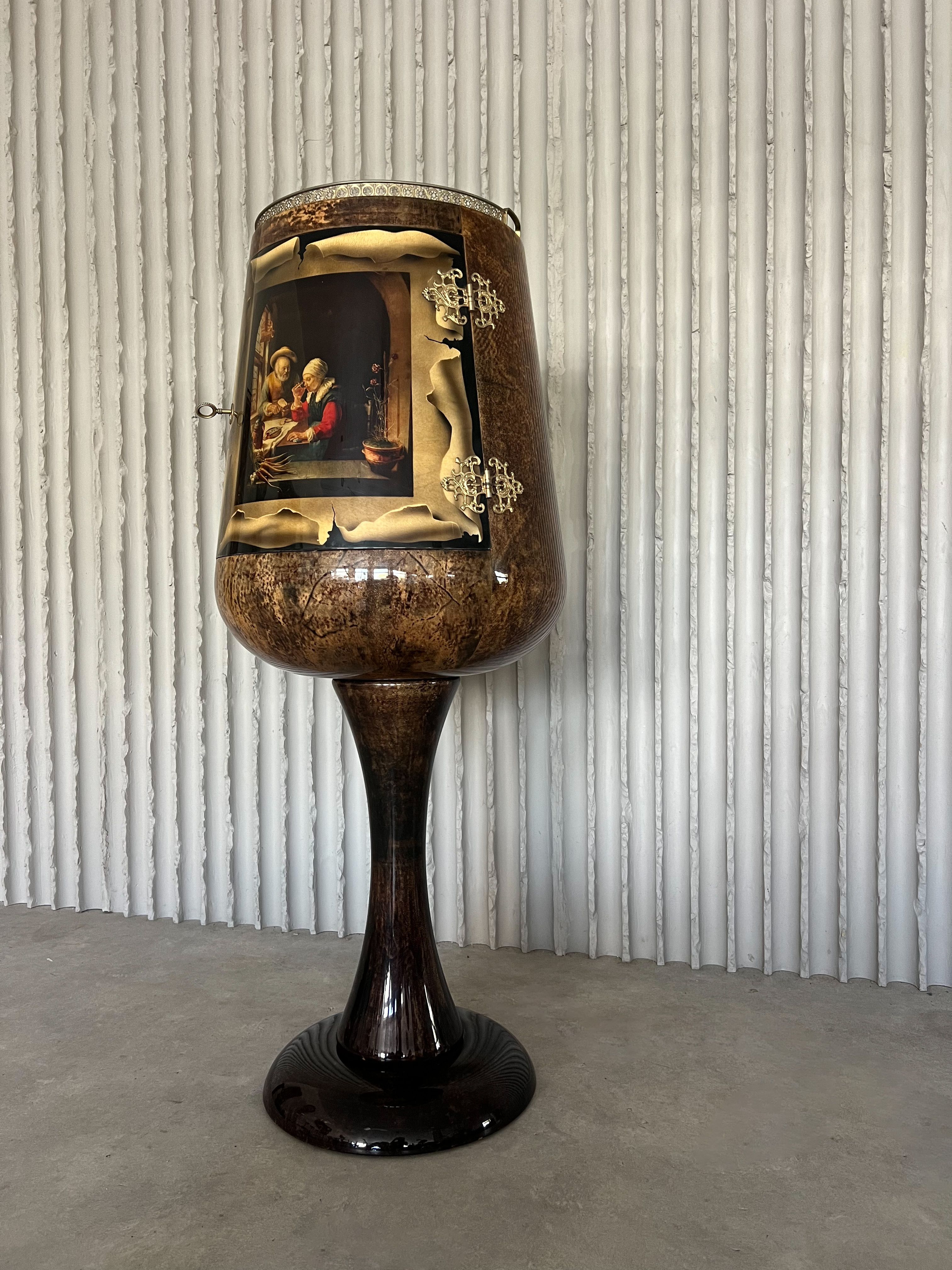 Dry bar by Aldo Tura, Italy 1960s