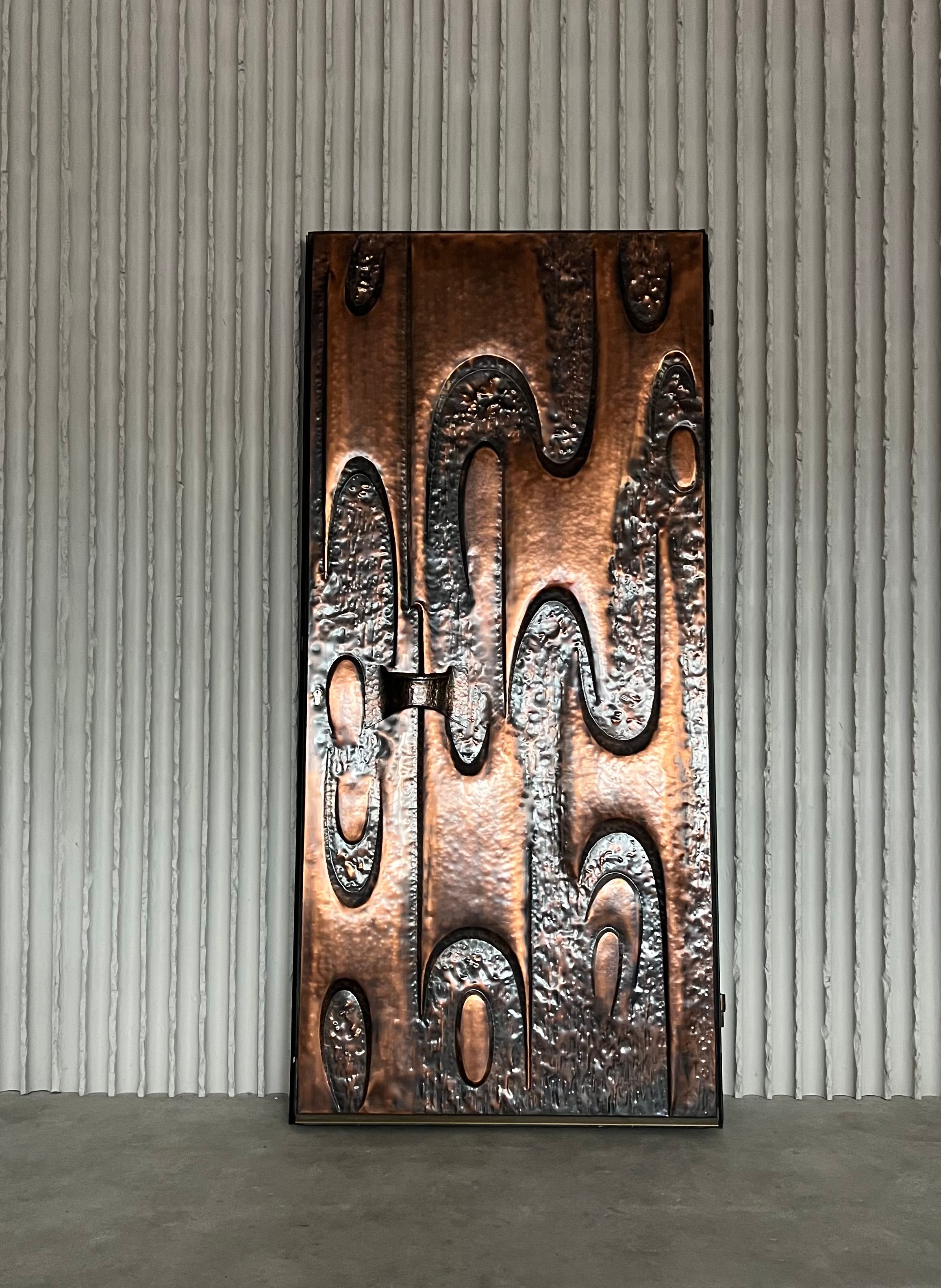 Brutalist art door