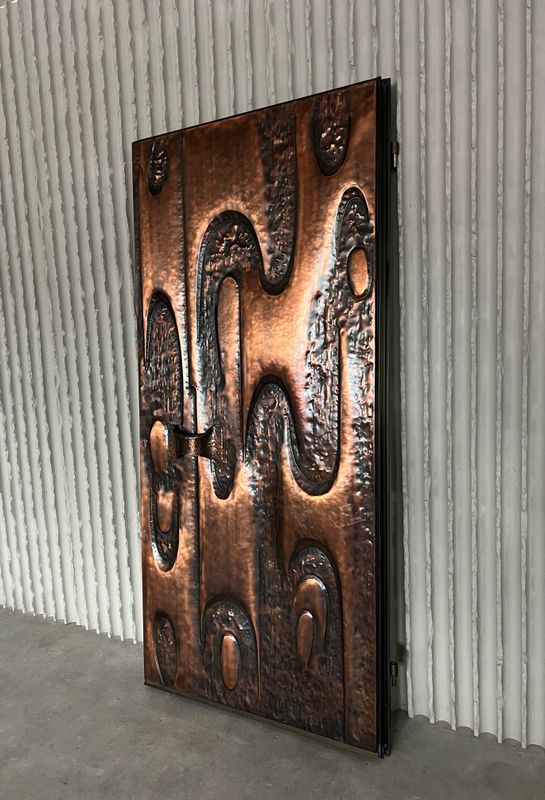 Brutalist art door